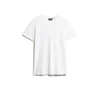 Flame T-shirt with V-neck Superdry Blanc XL