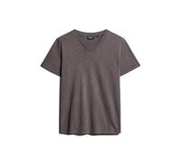 Flame T-shirt with V-neck Superdry Gris M
