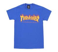 Flame Tee Mens T-Shirt Blue/Yellow S