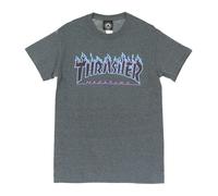 Flame Tee Mens T-Shirt - male - Thrasher - T-Shirts - Gray - XL - Tops XL