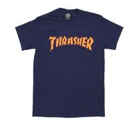 Flame Tee Shirt - male - Thrasher - T-Shirts - Blue - M - Tops M