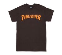 Flame Tee Shirt - male - Thrasher - T-Shirts - Brown - M - Tops M