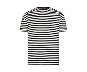 Flame Texture Plain Jersey T-Shirt Hechter Noir M