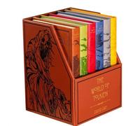 Flame Tree Illustrated The World Of Tolkien Complete 6 Books Collection Box Set By David Day (Dictionary, Atlas, Battles, Heroes, Dark Powers & Hobbits)