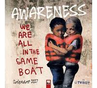 TVBOY: Awareness Wall Calendar 2027 (Art Calendar) by Tree Studio Flame (2026)