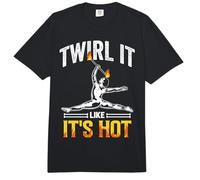 Flame Twirling Design for a Fire Dancer Comfort Colors Adult Heavyweight T-Shirt