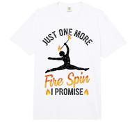 Flame Twirling Design for a Fire Dancer Comfort Colors Adult Heavyweight T-Shirt
