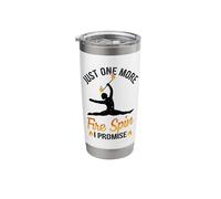Flame Twirling Design for a Fire Dancer Stainless Steel Insulated Tumbler