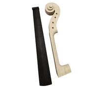 Flame Violin Neck Head With Fingerboard Accessories(No flames 4-4)