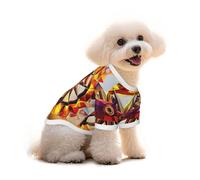 Flame War Horse Dog T-Shirt Clothes Apparel Puppy Vest Pet and Elastic Tank Top Clothing, Dogs Cats Pullovers Cute Breathable Soft Large