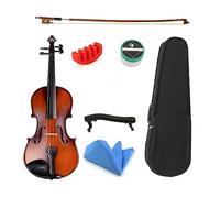 Flamed Maple Acoustic Violin 4/4 3/4 Matt Violino Full Size Musical Instrument With Accessories (Color : 1/8)