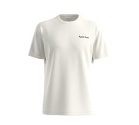 Flamed Yarn T-Shirt with Front Print and Round Neck s.Oliver Beige 5XL