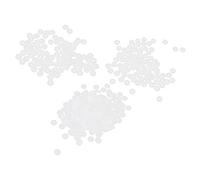 FLAMEER 100SET Plastic Resin Kam Snaps Fasteners Press Poppers DIY Craft T3/T5/T8 - White, 14.1MM