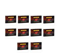 Flamefast Firelighters Starter Blocks, Quick Start, Eco Barbecue, Wood Burner, Open Fire - 10 Packs of 24 (240 firelighters)