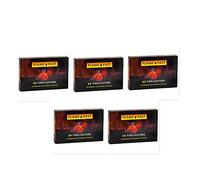 Flamefast Firelighters Starter Blocks, Quick Start, Eco Barbecue, Wood Burner, Open Fire - 5 Packs of 24 (120 firelighters)