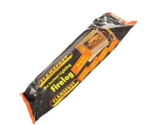 Flamefast INSTANT-LIGHT SMOKELESS FIRE LOG BURNS FOR 2 - 3 Hours (Case 12) by FLAMEFAST