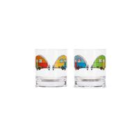 FLAMEFIELD Acrylic Love CARAVANING Short TUMBLERS