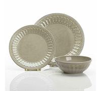 Flamefield Amalfi Crockery Set 12 Pieces Sand