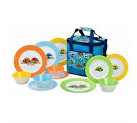 Flamefield Love Caravanning Melamine Set 12 Piece Set With 16lt Cooler Bag
