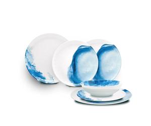 FLAMEFIELD Non Slip DEEP SEA 12 PC Melamine Set