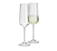Flamefield Savoy Champagne Flute - 295ml of Elegance and Durability, Break-Resistant, Ideal for Outdoor Adventures and Home Celebrations, Easy-Clean, Dishwasher-Saf