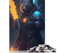 FlameForged Bruin Puzzle Jigsaws 500 Pieces for Adults Puzzle Jigsaws Educational Game for Adult Teenagers 500pcs (52x38cm)