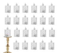 Flameless Battery Operated Candles - LED Candle Lamp in , Scented Light Warmer | Remote Controlled Candle Centerpieces, Long Lasting for Party, Christmas, Halloween, Wedding, Decoration