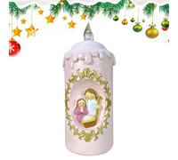 Flameless LED Candle - Multifunctional Night Light, Decorative Accessory | Illuminating Candle for Romantic Atmosphere, Indoor and Outdoor Use, Perfect for Evenings and Events