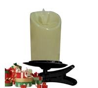 Flameless LED Candles - Festival Clip Flameless Candle,Flickering Clip Candlelight for Living Room, Bedroom, Wedding, Party, Garden