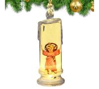 Flameless Prayer Candle - Acrylic, Flameless Led Prayer Candle, Jesus Saints Religious Devotional Light, Flameles Prayyer Candlle | Electronic Canndle for Christmas Mass