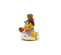 Flamenco Bath Duck White I Squeaky Duck I L: 8.5 cm