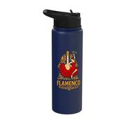 Flamenco Dancer and Guitar - Spain Stainless Steel Insulated Water Bottle