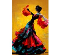Flamenco Dancer's Notebook.: Gift For The Person Who Loves Flamenco Dance. Journal Or Diary For Flamenco Dancers