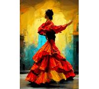 Flamenco Dancer's Notebook: Great Gift For Spanish Dancer. Journal, Planned, Diary For Flamenco Dancer