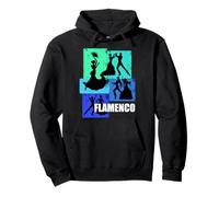 Flamenco Design for Flamenco Dancer | Retro Mens Flamenco Pullover Hoodie