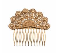 FLAMENCO FAN SHAPE COMB (GOLDEN)