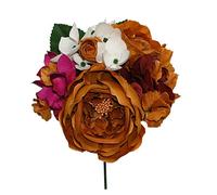 Flamenco Flower, Bouquet Colours Different Flowers, Mustard, One size