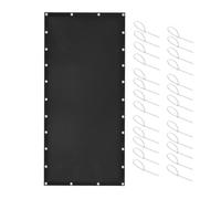 Flameproof Heat Shield Behind Grills Heat Shield Mats For Deck Railing Deck Fence Grills And Refrigerator Enduring Fireproof Fence Cover