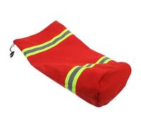Flameproof Sleeve for Air Breathing Apparatus with Reflective Strips, Lightweight Cloth Protective Cover with Drawstring Closure, Suitable for Firefighters and Rescue Teams