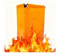 FlameResistant Welding Blanket Professional 58x110CM Industrial Welding Cover Moveable Fireproof Insulation for Workshop Safety & Protection Durable 1 Panel Design
