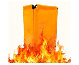 FlameResistant Welding Blanket Professional 58x110CM Industrial Welding Cover Moveable Fireproof Insulation for Workshop Safety & Protection Durable 1 Panel Design