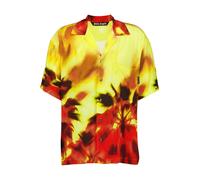 Flames Bowling Shirt - male - Palm Angels - Short Sleeve Shirts - Multicolor - L - Shirts L