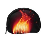 Flames Matches Coin Purse Personalized Coin Bag for Women Men Change Purse Small Wallets with Zipper Mini Shell Coin Pouch Outdoor Shopping Change Storage Bag Handbags Gifts