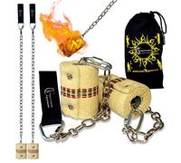 Flames 'N Games Classic Pro Fire Poi Set - 2x65mm Wicks Travel Bag!