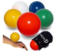 Flames N Games Juggle Dream Practice Contact Ball + Suede Bag - Pro Contact Balls for all Abilities. Available in 3 sizes and 5 colours!! (White, 80mm)