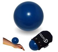 Flames 'N Games Juggle Dream Practice Contact Juggling Ball 80mm (Blue) Fleece Lined Pouch/Travel Bag.