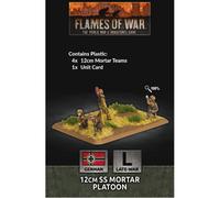Flames Of War: 12Cm Ss Mortar Platoon (X4 Plastic) - Brand New And Sealed