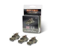 Flames of War: BR306 Morris CS9 Armoured Car Troop (x3)