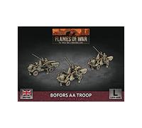 Flames of War: British Bofors AA Troop (Late-War) - Tabletop Game - Troop Set - Miniature Wargame - Age 16+
