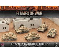 Flames of War - British - Grant Armoured Troop (5x, Plastic)